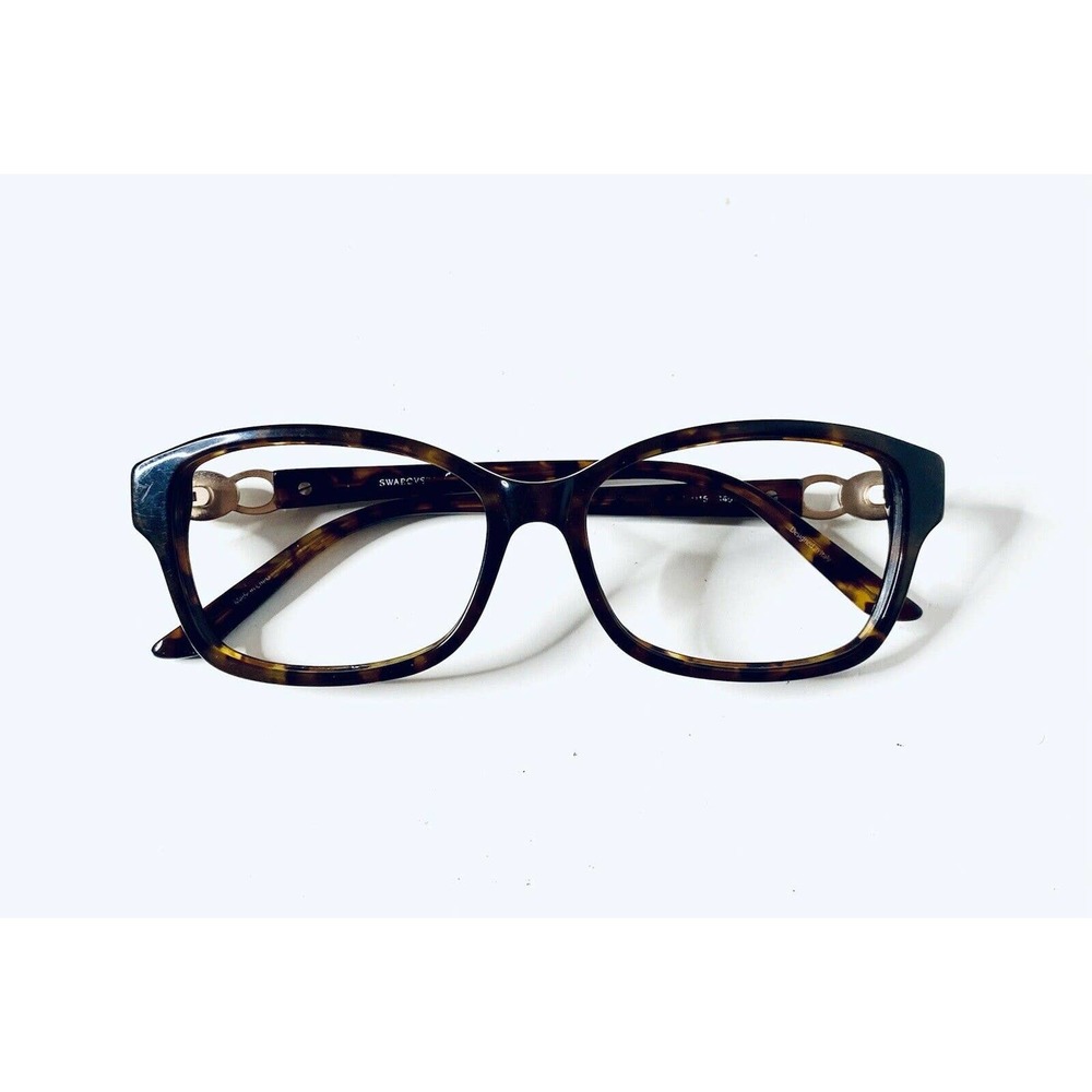 Swarovski Tortoise Rectangular Frame Glasses - image 6